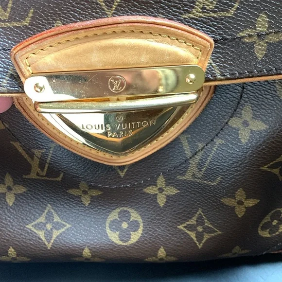 Louis Vuitton Brown Tan Satchel with Monogram Canvas - Picture 2 of 11